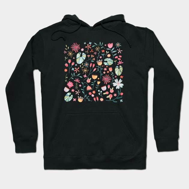 Wayside Flowers Hoodie by NicSquirrell